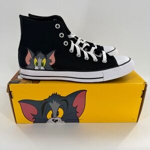 Converse Tom & Jerry Chuck Taylor All Star Shoes Mens 11 Black A15113C New NIB